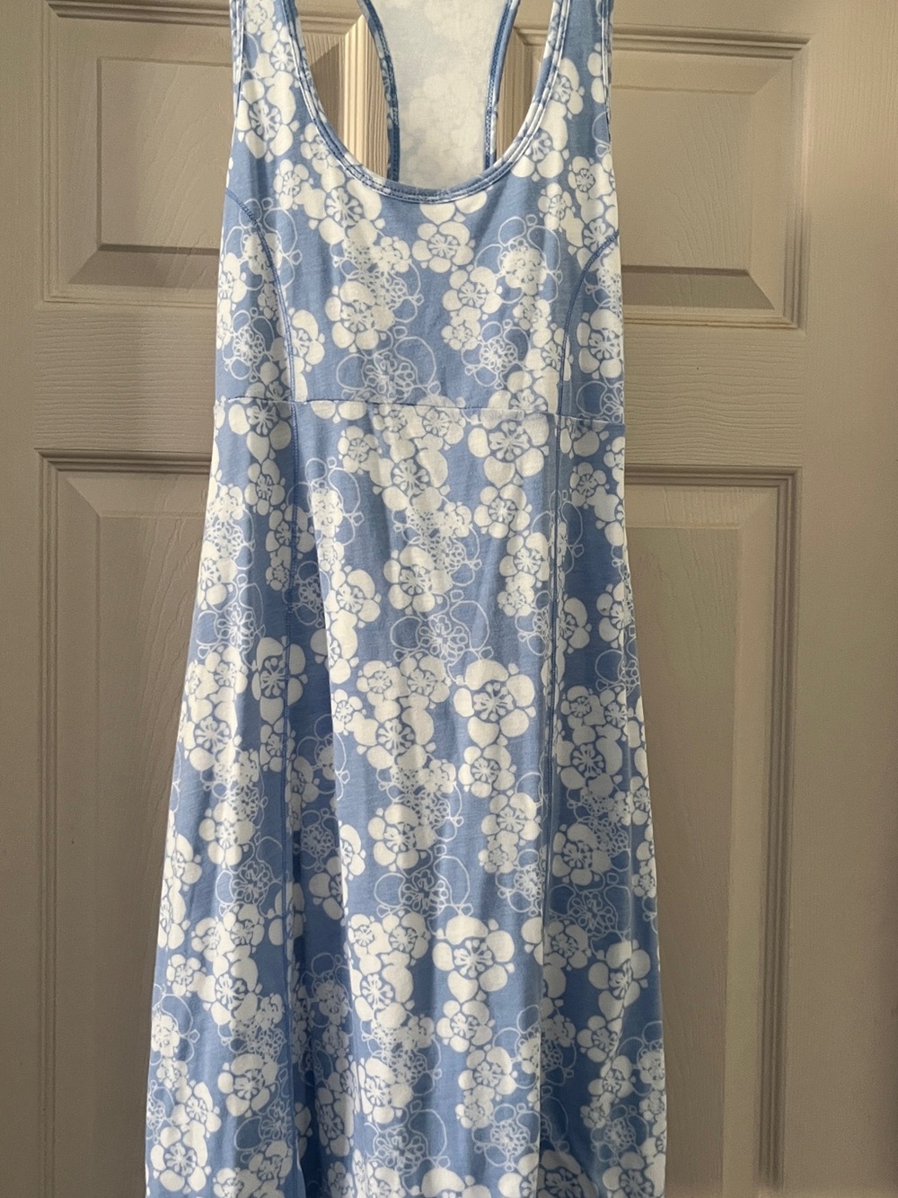 Soybu Light Blue & White Floral Mini Dress size Medium